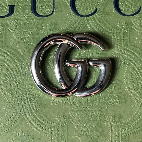 G Brooch pendant Silver initial NEW - Picture 1 of 2